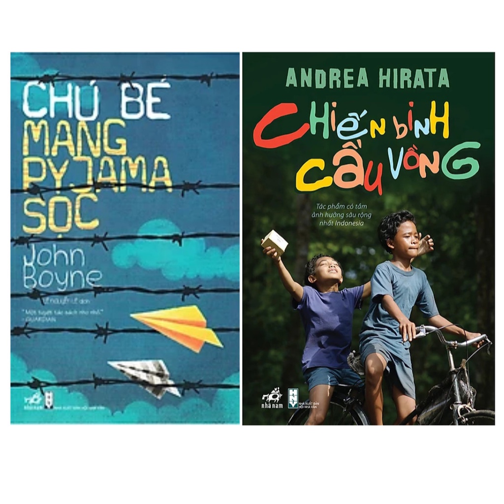 Sách - Combo 2Q Chú Bé Mang Pyjama Sọc + Chiến Binh Cầu Vồng