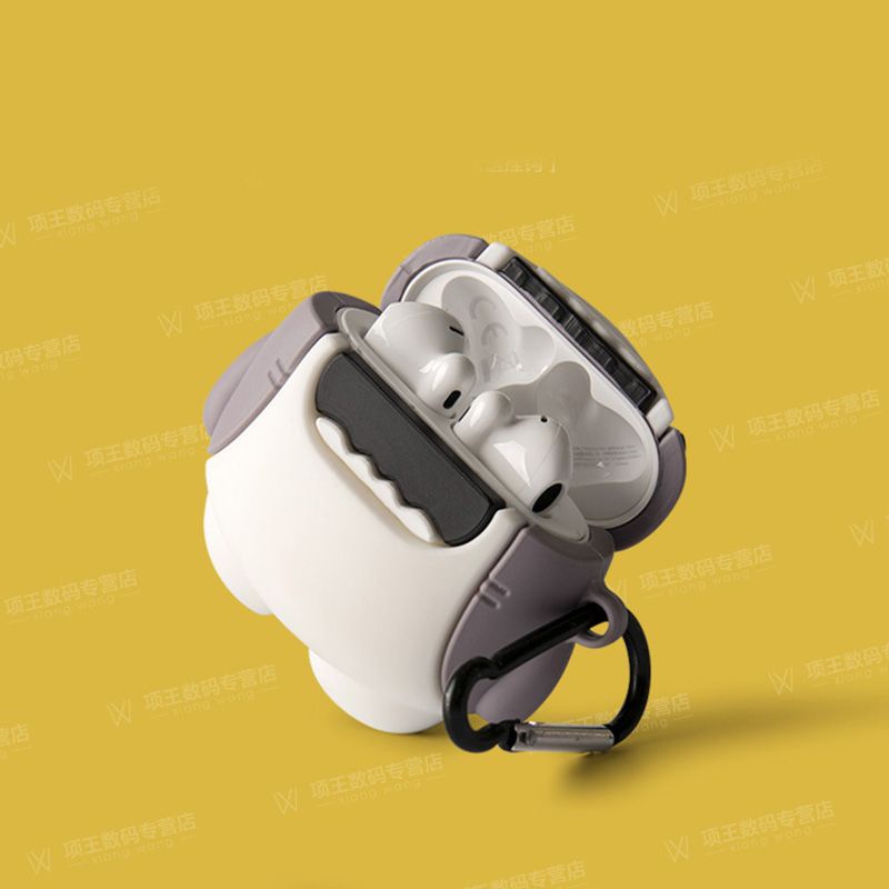 Vỏ Bảo Vệ Hộp Sạc Tai Nghe OPPO Enco Buds 2 Hình Chú Vịt Vàng & Ngôi Sao Lớn Dễ Thương