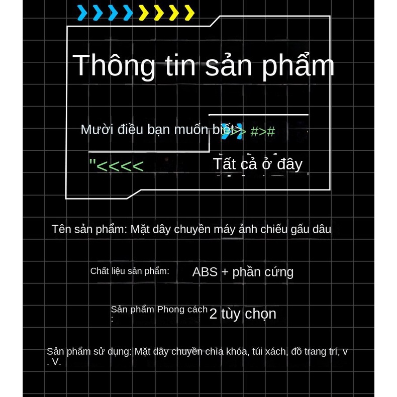 Móc Khóa Hoạt Hình Chú Gấu Và Máy Chiếu Dâu Tây Bằng Epoxy Tinh Tế