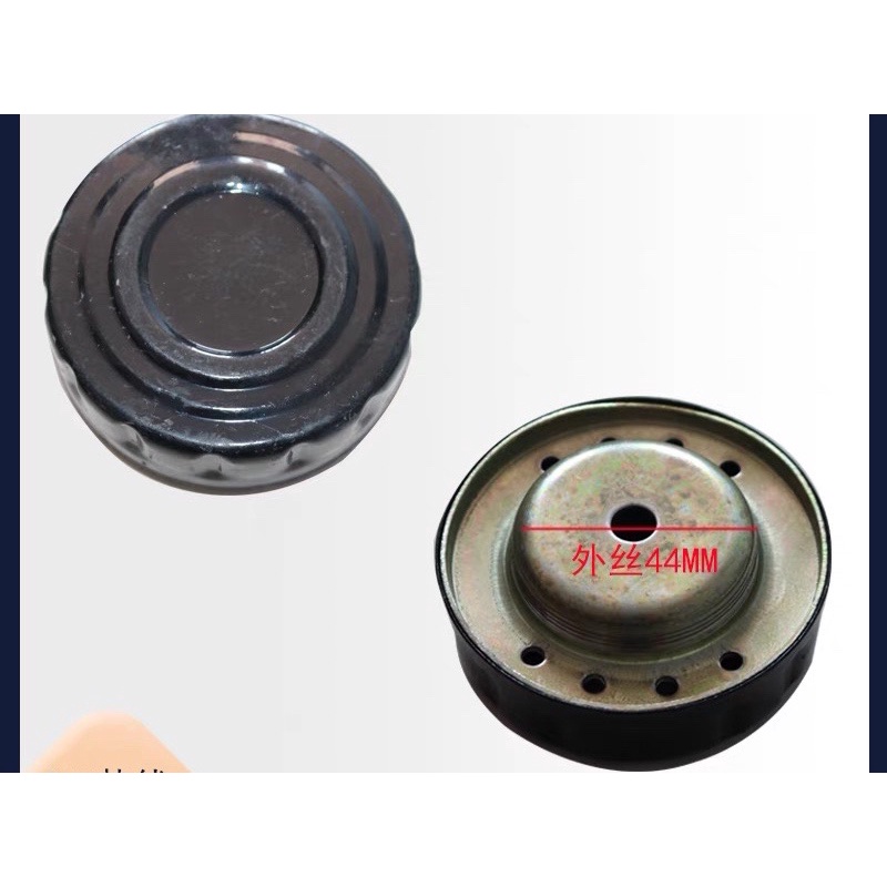 Nắp bình dầu máy xúc lật, nắp nhựa, nắp sắt, ren trong, ren ngoài