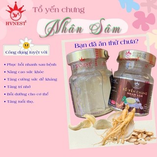 Yến hũ chưng sẵn hoàng việt 70ml- vị nhân sâm