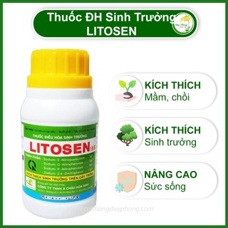 Thuốc Điều Hoà Sinh Trưởng LITOSEN 1.95EC - Kích thích rễ, mầm, chồi, lá non - Chai 100ml