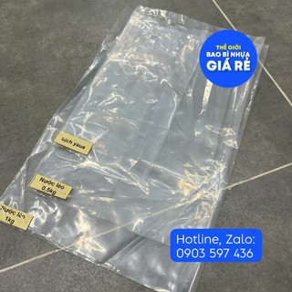 1kg Túi nilong bóng dẻo / túi PE không quai đựng nước lèo, nước lẩu Zin 100% nhiều kích thướt - Bao Bì Nhựa Giá Rẻ