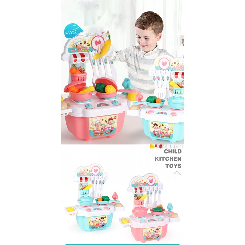 WO·WO Đồ chơi trẻ em Cắt Trái Cây mini Có Nhạc Cho Bé