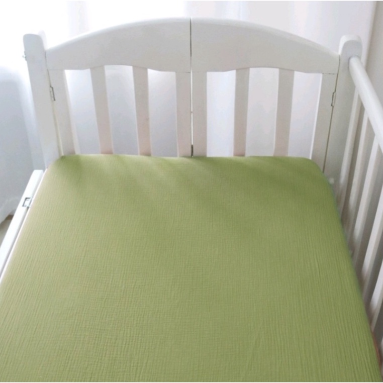 ga cũi cho bé, drap cũi cho bé dạng chun bọc đệm.