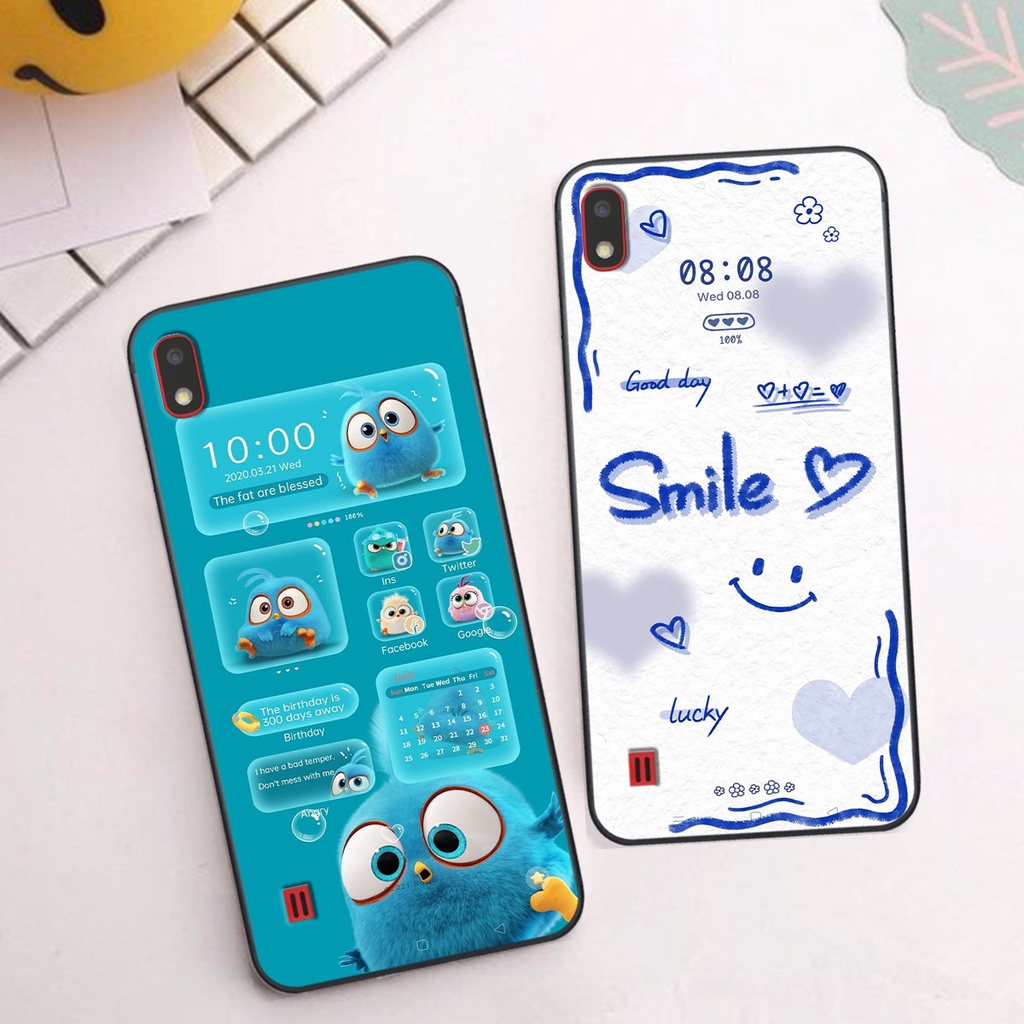 Ốp Samsung A10 / M10 in hình gấu vịt caro nhiều màu sắc ngộ nghĩnh dễ thương