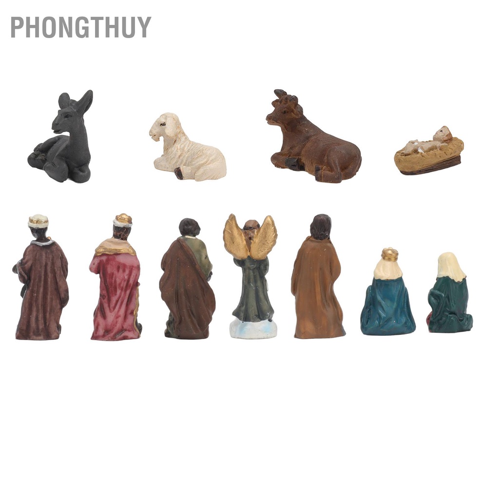 Set 11 Tượng Chúa Giêsu - Bộ Tượng Noel Chúa Giáng Sinh Để Bàn Trang Trí Quà Tặng Cho Ngày Lễ