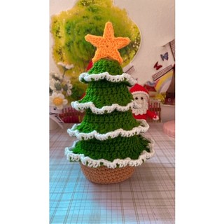 Cây thông Noel handmade từ len sợi