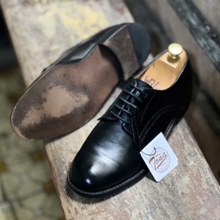 [Giày 2hand] [Size 41] Giày Tây Buộc Dây Da Đế Da
