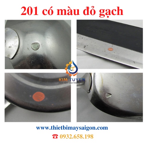 Dung dịch thử inox 304 và inox 201  biết kết quả trong sau 5 giây