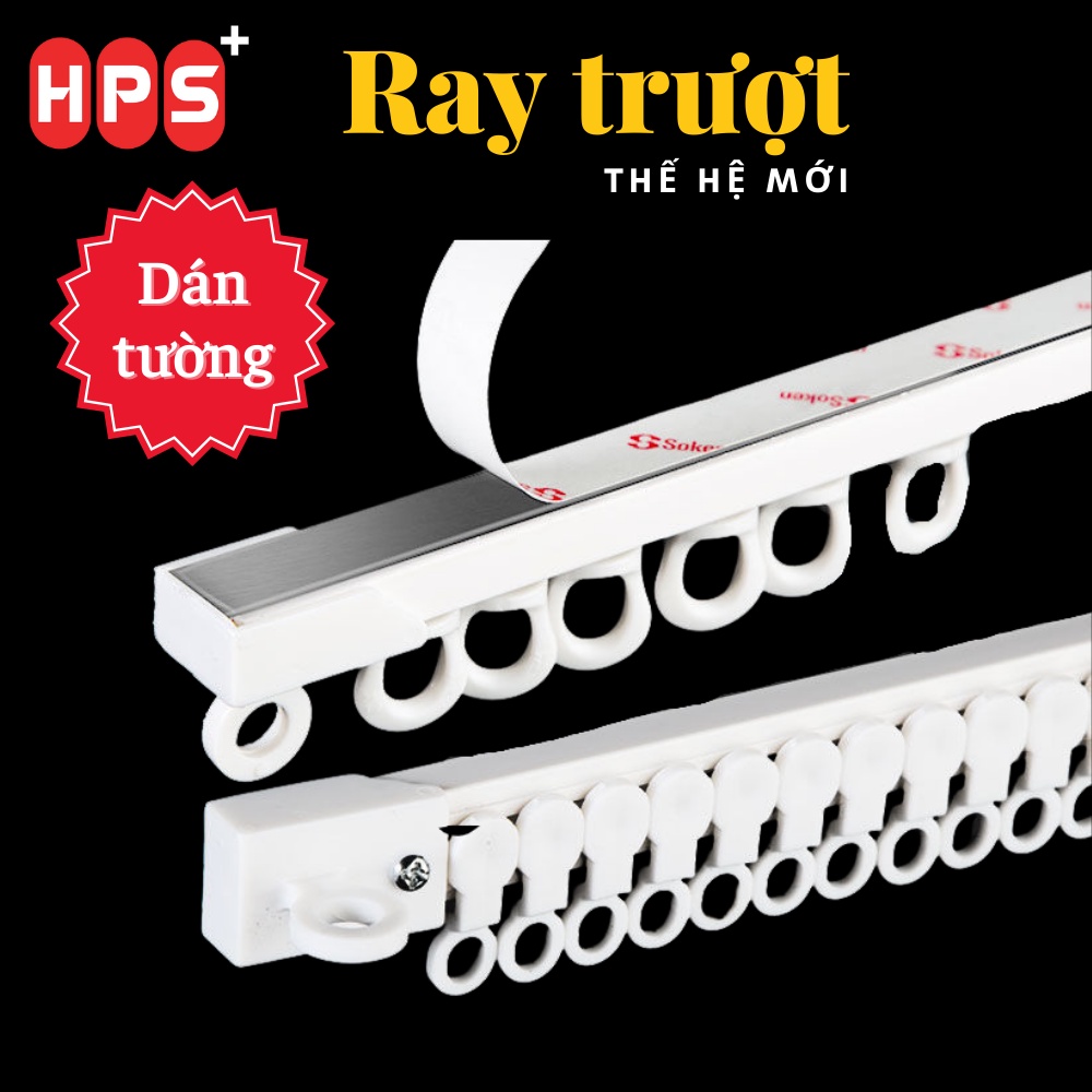 Thanh treo rèm dán tường chịu lực, không cần khoan tường , Ray trượt đa năng kích thước tuỳ chỉnh tiện lợi treo rèm cửa | BigBuy360 - bigbuy360.vn