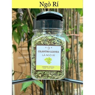 Lá Ngò Rí sấy khô. Hũ dùng tiện lợi.