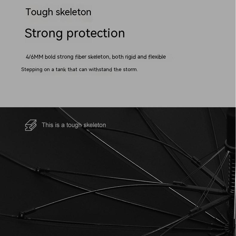 Dù Chơi golf 16 Cạnh Tay Cầm Dài Bằng Gỗ Chống Gió Oversize Dành Cho Nam