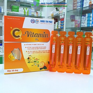 vitamin C dạng ống nước
