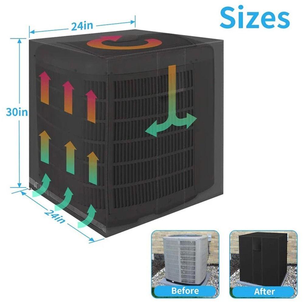 Vỏ Bọc Máy Điều Hòa Chống Tia UV Không Thấm Nước 8 Kích Cỡ|Tấm Che Nắng Chất Lượng Cao Tiện Dụng