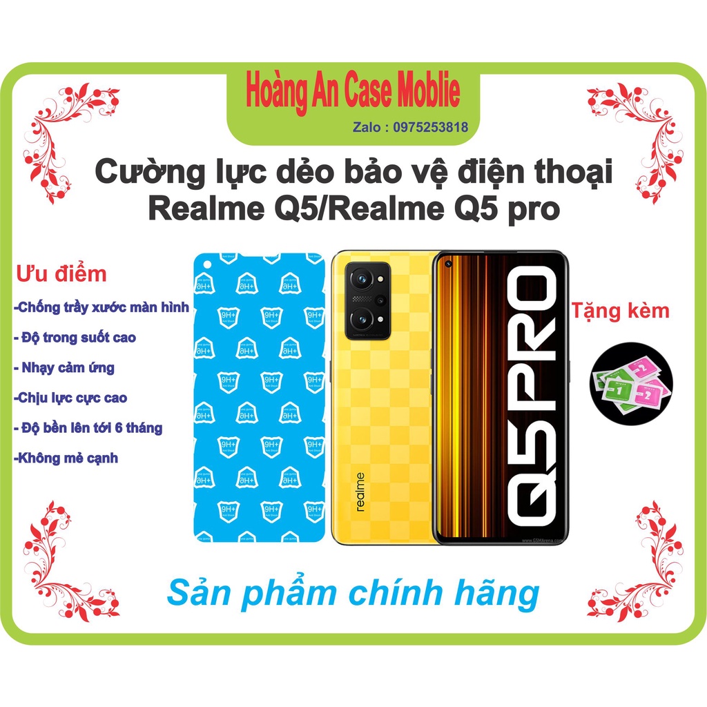 Cường lực dẻo bảo vệ màn hình điện thoại realme Q5/Realme Q5 pro