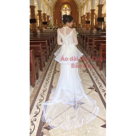 Đuôi cài áo dài- váy cưới