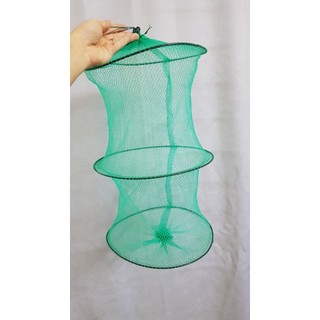 Giỏ đựng cá,tôm,tép, túi đựng tôm cá nhỏ 3 vành và bộ cần câu