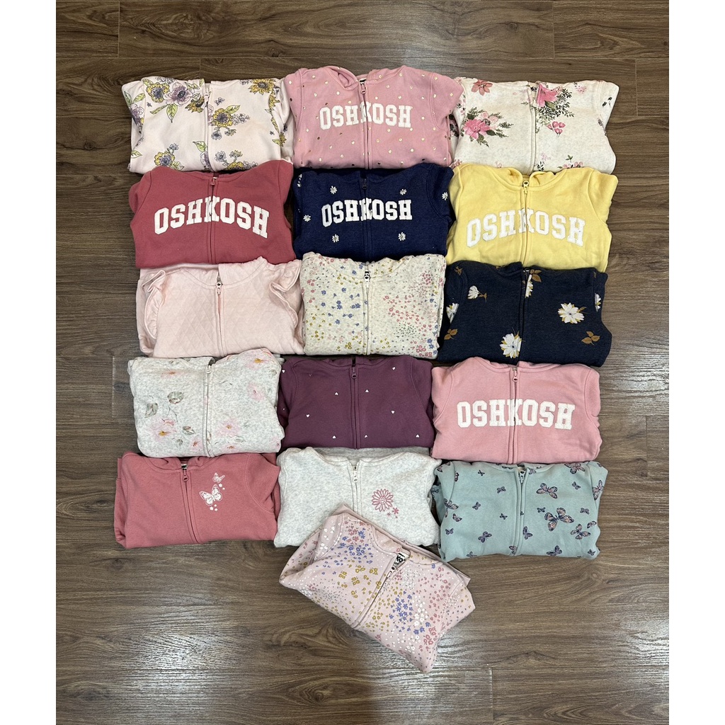 ÁO KHOÁC NỈ BÔNG MỎNG BÉ GÁI DƯ XỊN