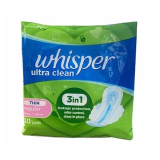 (+2m) Băng vệ sinh Whisper 10 miếng