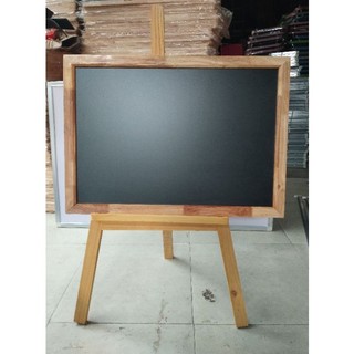 Bảng me nu đen 50*70 kèm giá đỡ cao 100 tặng kèm phấn