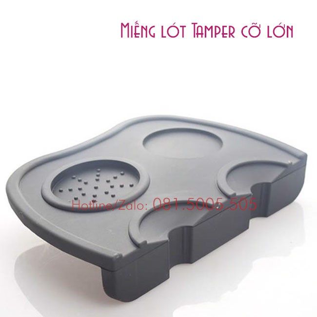 Đế cao su nén cà phê - Miếng lót tamper tay nén cao su có 3 kích thước - Dụng cụ pha chế QDP