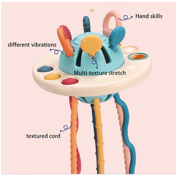 Đồ Chơi Dây Rút Rèn Luyện Trí Thông Minh Cho Bé