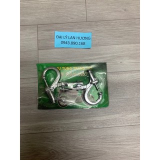 Móc bấm treo đồ xe máy