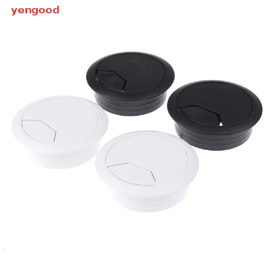 (YGD) Nắp Nhựa Đậy Lỗ Thoát Khí Cho Dây Cáp Máy Tính Bàn 50mm