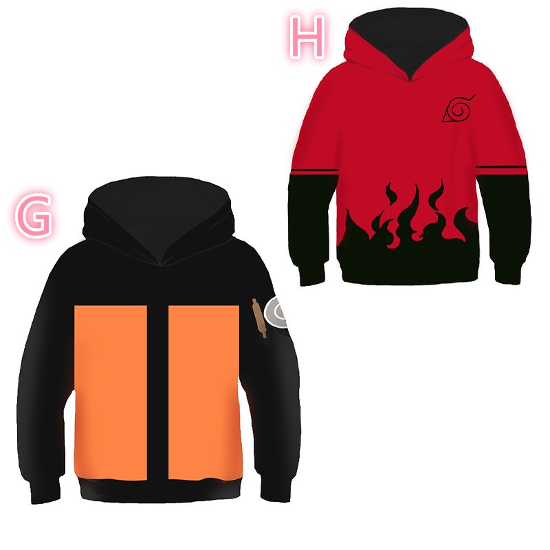 ✿✸☜Áo Hoodie In Hình Naruto 3d Thời Trang 2023 Cho Bé