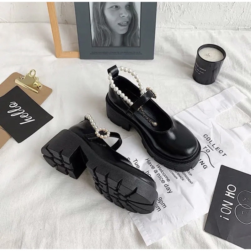 Giày lolita quai ngọc nữ