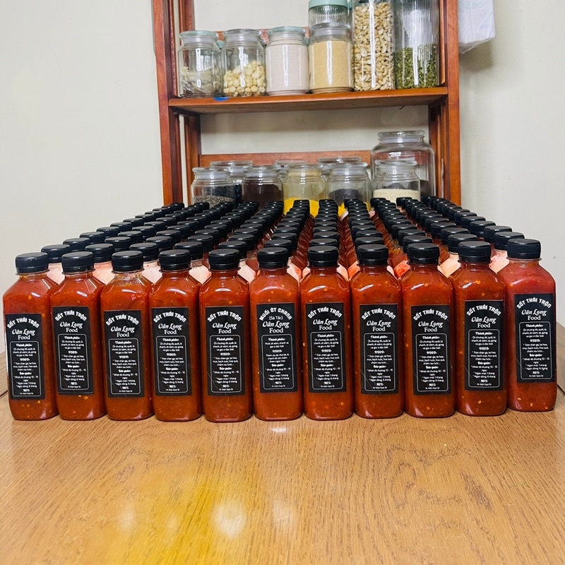 Sốt thái trộn chân gà , tai heo , gân bò.....