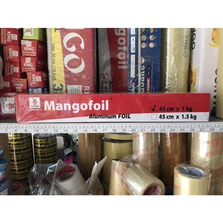 Giấy bạc Mangofoil,nướng thực phẩm, nướng thịt, nướng cá,nướng hải sản 45cm x 1kg