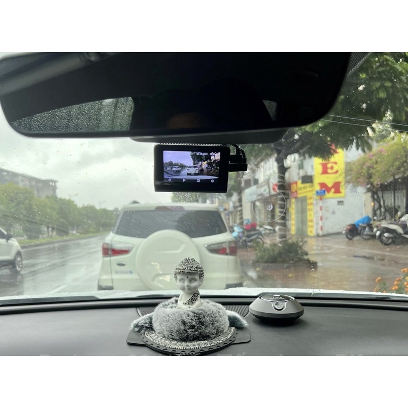 Tượng phật lông thỏ trang trí oto tặng kèm tinh dầu thơm