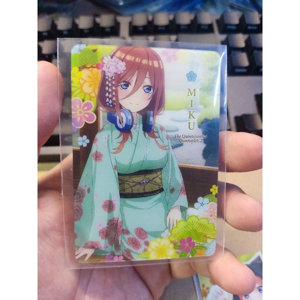 Thẻ Carddass chính hãng Bandai Nhà có 5 nàng dâu Gotoubun no Hanayome The Quintessential Quintuplets