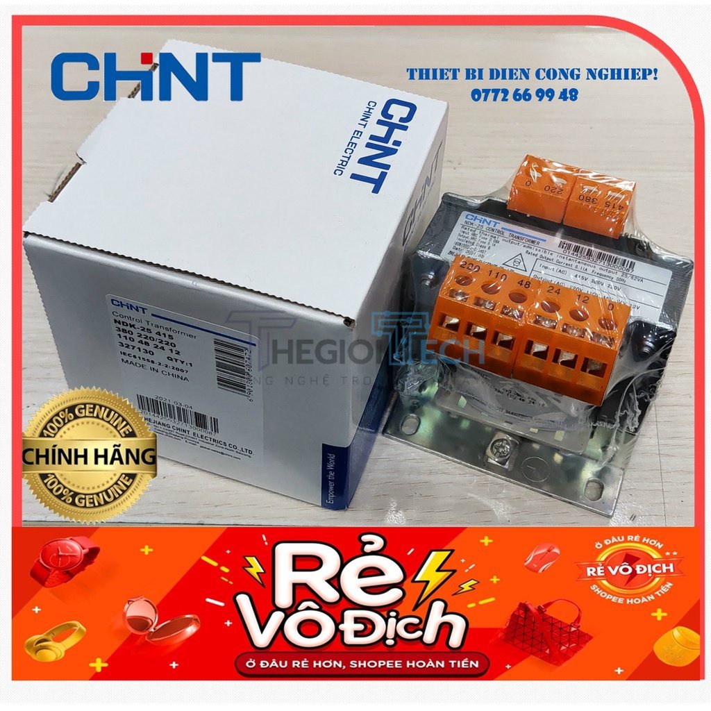 Biến áp cách ly NDK-25VA Chint - NDK-25VA IEC