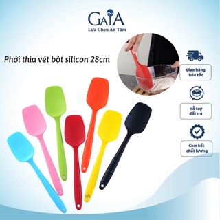 Phới Thìa Lớn 28cm Dùng Làm Bánh Nấu Bếp Bằng Silicon Đúc Nguyên Khối