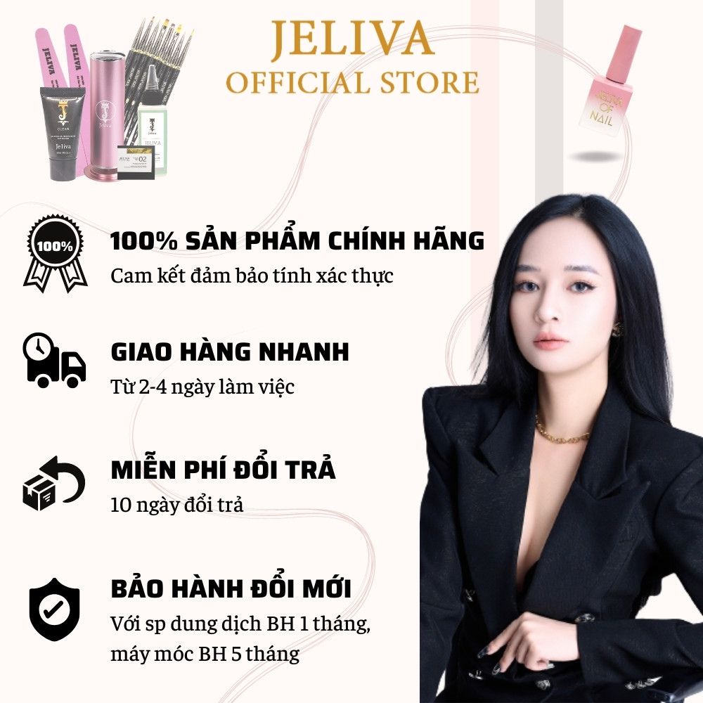 Khuôn silicon nail chữ cái JELIVA