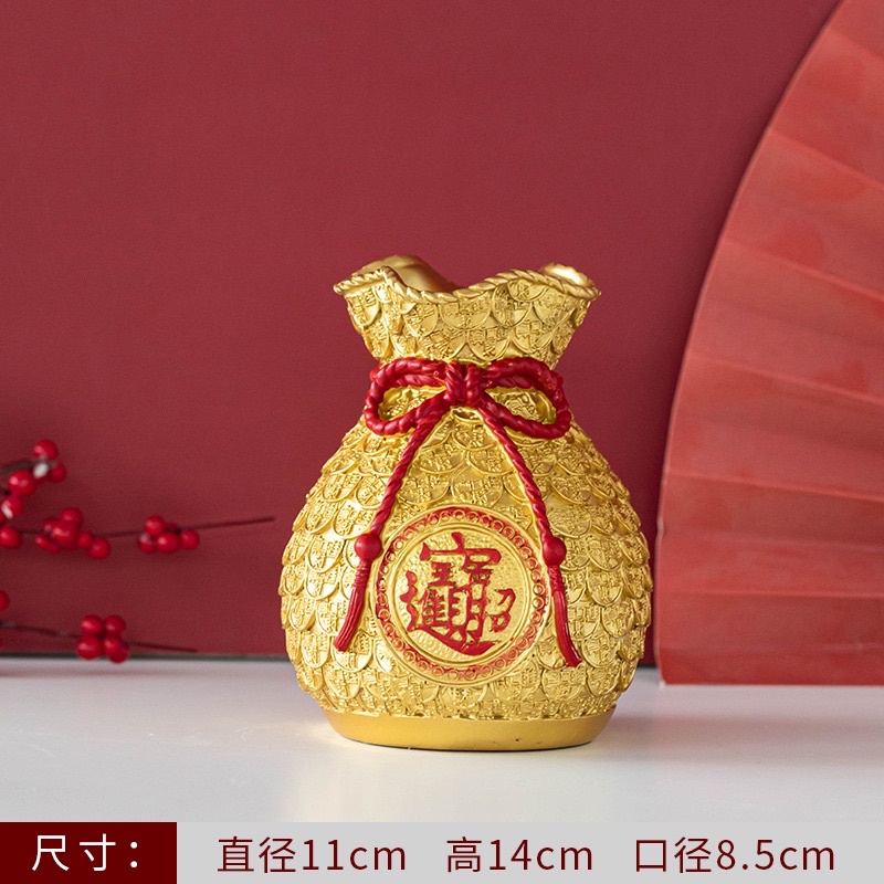 Bình Hoa Mẫu Túi Tiền Phong Thuỷ Siêu Yêu