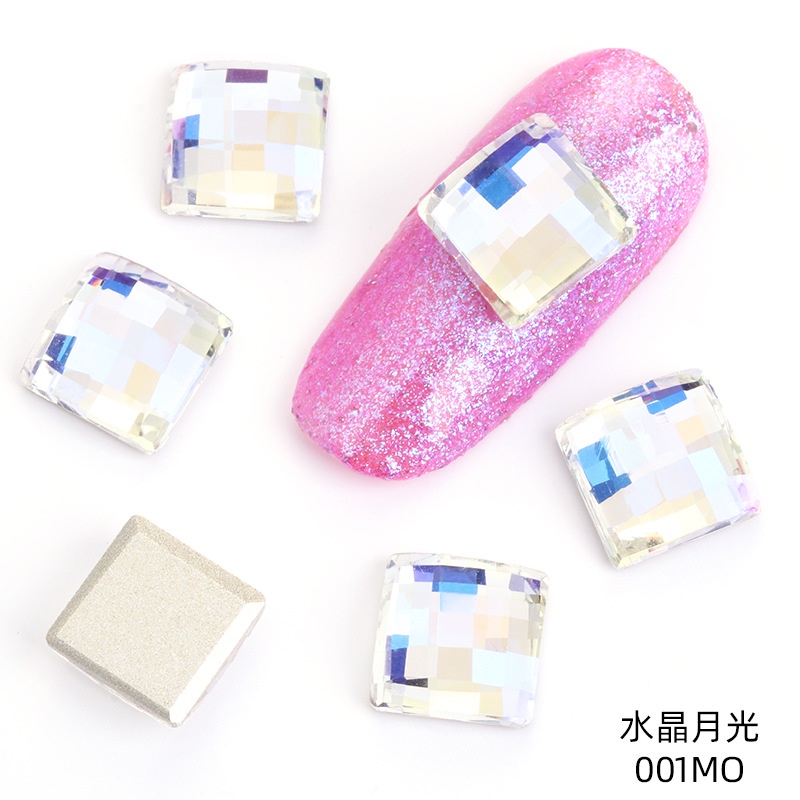 Bán Chạy Mới Mũi Khoan Móng Tay Nghệ Thuật Dạng Lưới Đáy Phẳng Mặt Kính Vuông