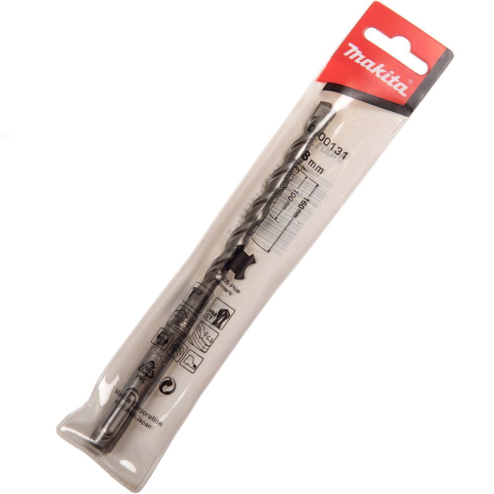 MŨI KHOAN BÊ TÔNG SDS-PLUS 8X160MM Makita D-00131 👉Hàng Chính Hãng👈 ⚡️𝐅𝐑𝐄𝐄 𝐒𝐇𝐈𝐏⚡️