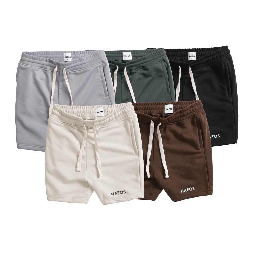 Set đồ ngắn Unisex Hoodie nỉ Cotton Chân cua - HAFOS