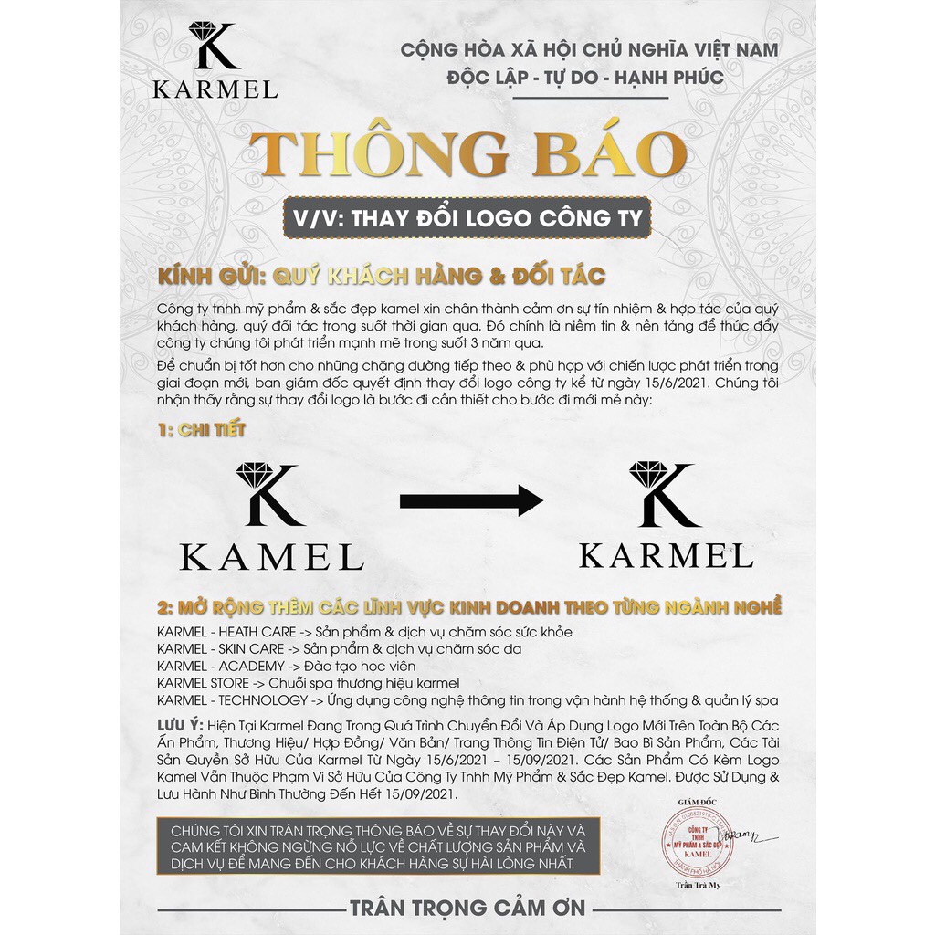 Kem Nám Mảng Ngày Và Đêm Melasma Cream 1 Và 2 Dành Cho Da Yếu KARMEL