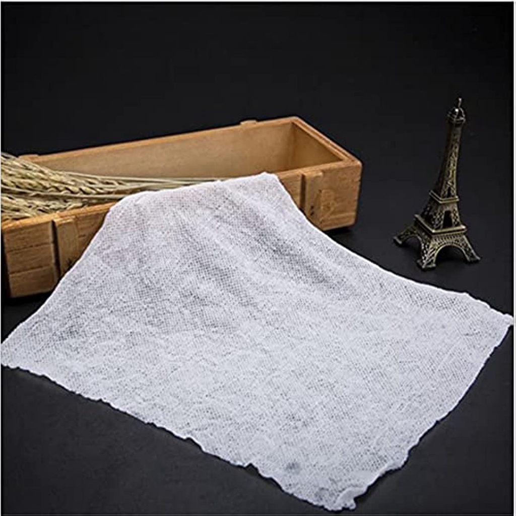 Bộ 100 Mặt Nạ Dạng Nén Mini Dùng Một Lần Chăm Sóc Da Mặt / Trang Điểm Ngoài Trời / Làm Đẹp / Salon Thể Thao ruiyan