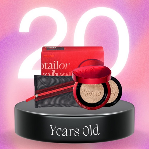 Phấn Nước Espoir Pro Tailor Be Velvet Cover Cushion Tone 21 - 15g (Kèm Lõi + Túi)