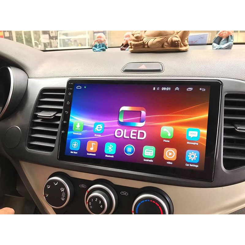 Màn Hình Android OLEDPRO A5 9 inches new có quạt tản nhiệt, Sim 5G, wifi Phiên bản 2022, sẵn 3 bản đồ vietmap S1, NAVITE