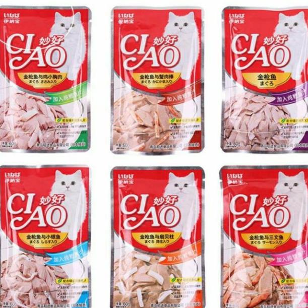 pate Ciao cho mèo - súp thưởng cho mèo ciao - 60g/túi