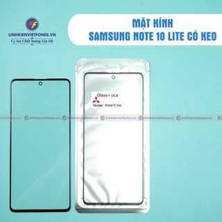 Mặt kính ép kính có keo OCA ss Note 10 Lite