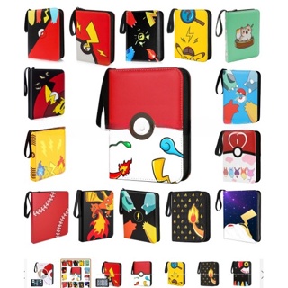 Sách Đựng Bộ Sưu Tập Thẻ Bài Pokemon , Khe Đựng 400 Thẻ túi da cao cấp