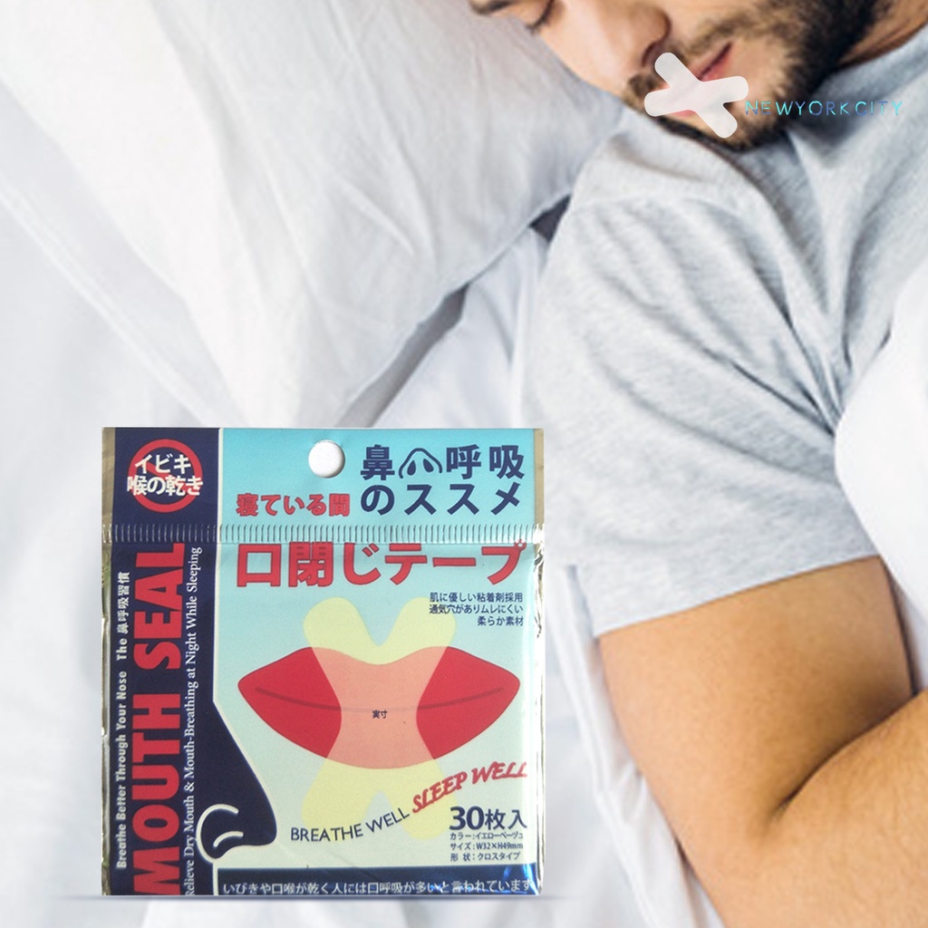 Bộ 30 Miếng Dán Mũi Chống Trượt Tự Dính Chăm Sóc Sức Khỏe Khi Ngủ